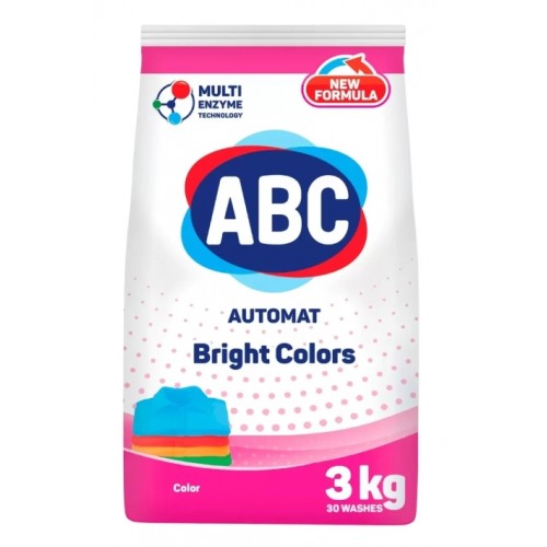 АВС Стиральный.порошок автомат для цветного белья 3 кг